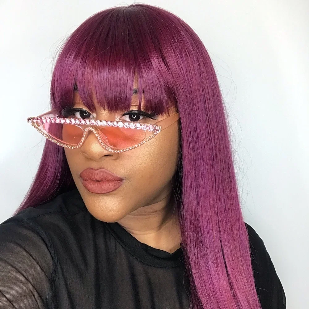 Rhinestone Decor Sunglasses